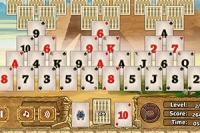 Eğlenceli Antik Mısırda Tripeaks Solitaire Oyunu