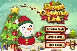Kardan adam, yılbaşı ağacı, hediye kutuları ve gökyüzünde uçan geyiklerin yer aldığı noel temalı bir sahne