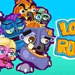 Renkli ve çizgi film tarzında karakterlerin yer aldığı ve yanında Looney Roonks yazısının bulunduğu mavi bir arka plan