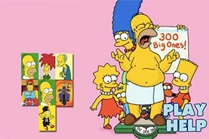 Simpson ailesi üyeleri, kilolu Homerın tartıda durduğu ve Margeın 300 Big Ones!