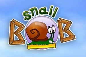 Karakteristik bir salyangoz ve ahşap harflerle oluşturulmuş Bob yazısı
