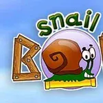 Karakteristik bir salyangoz ve ahşap harflerle oluşturulmuş Bob yazısı