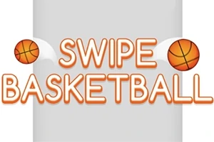 Swipe Basketball yazısı ile iki basketbol topu bulunan grafik